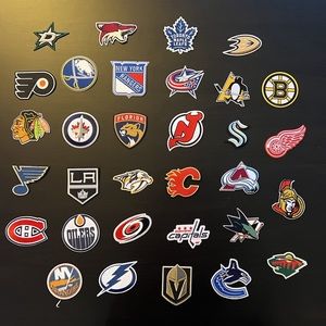 COPY - NHL Iron on Patches | All 32 Teams available | All sizes between 2-3 inc…